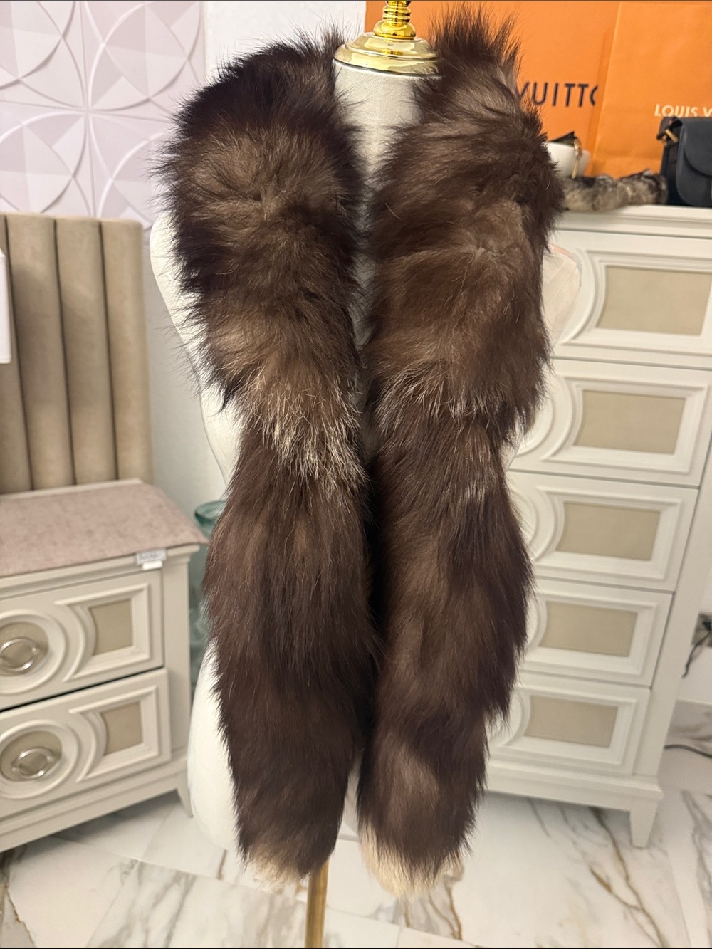 Real fix fur boa vintage